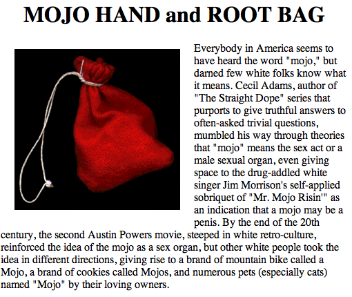 A Nation Sack or Mojo Bag... or RED bag...